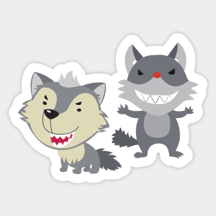 Baby Wolf Sticker